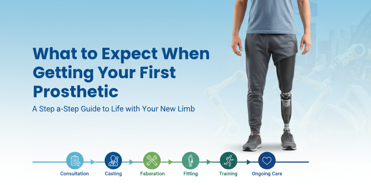What to Expect when getting your 1st prosthetic a step by step guide