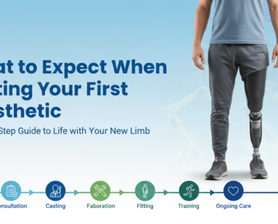 What to Expect when getting your 1st prosthetic a step by step guide