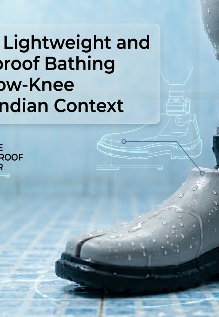 Development of a Lightweight and Affordable Waterproof Bathing Prosthesis for Below-Knee Amputees in the Indian Context