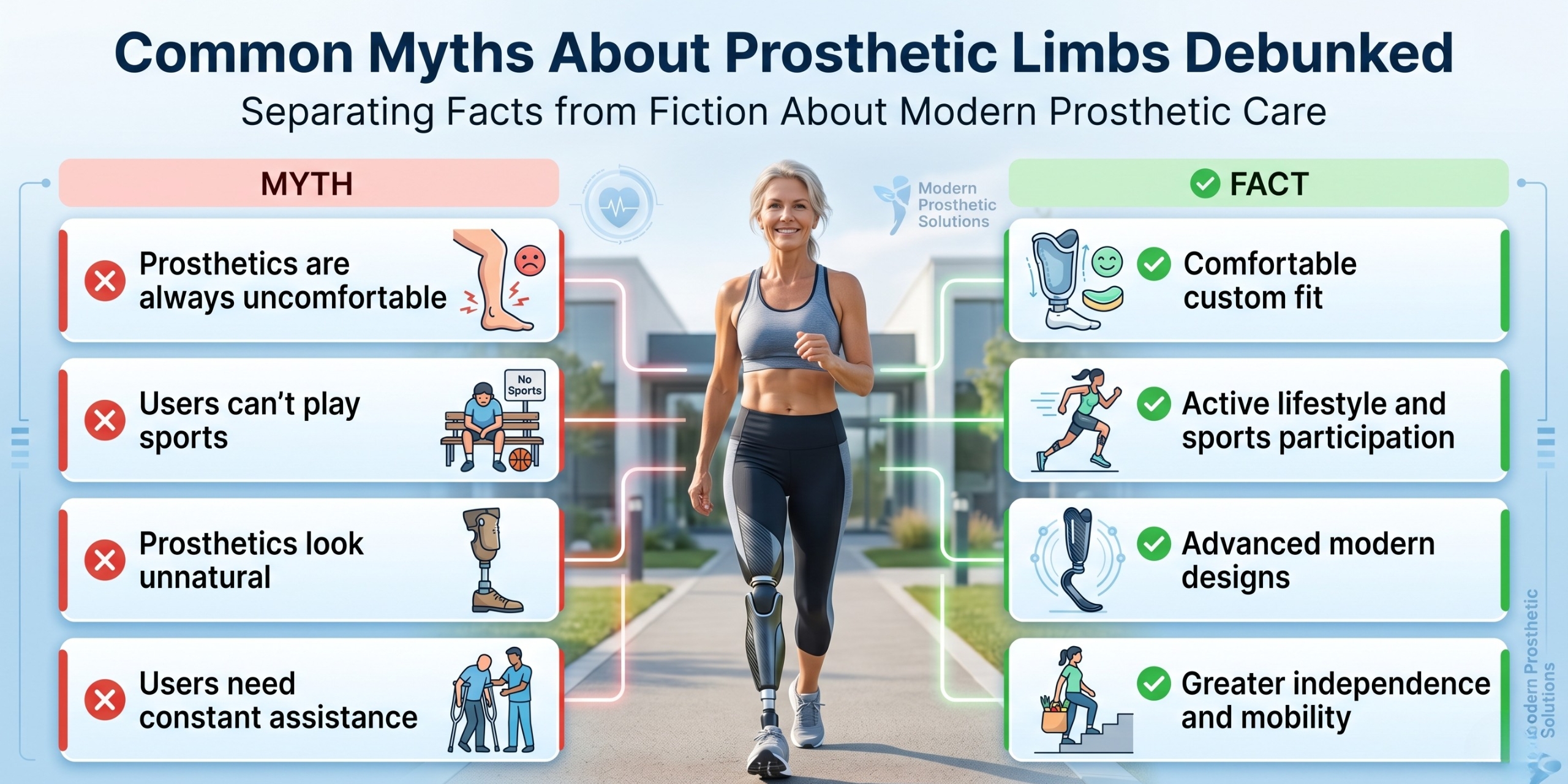 Common Myths About Prosthetic Limbs Debunked