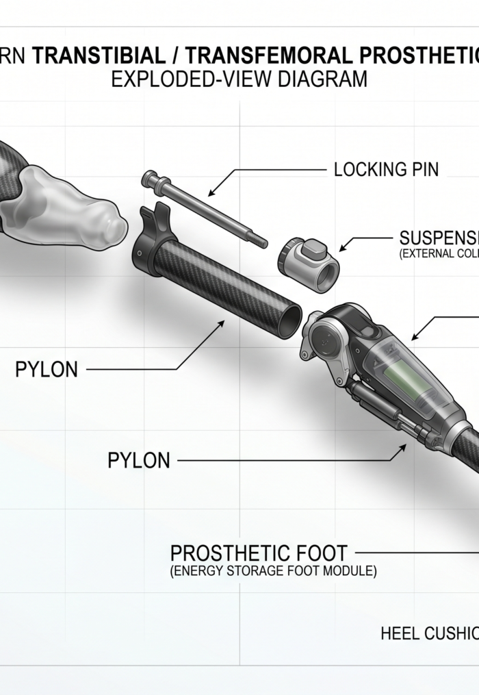 Understanding the Different Components of a Prosthetic Limb: A Complete Guide