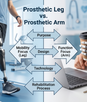 Prosthetic Leg vs. Prosthetic Arm: Key Differences Explained