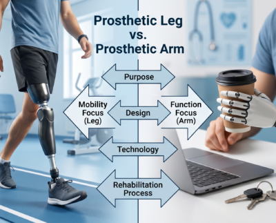 Prosthetic Leg vs. Prosthetic Arm: Key Differences Explained
