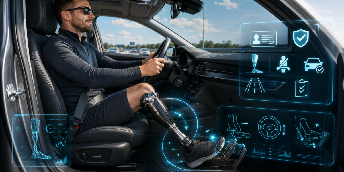 Can You Drive with a Prosthetic Limb?