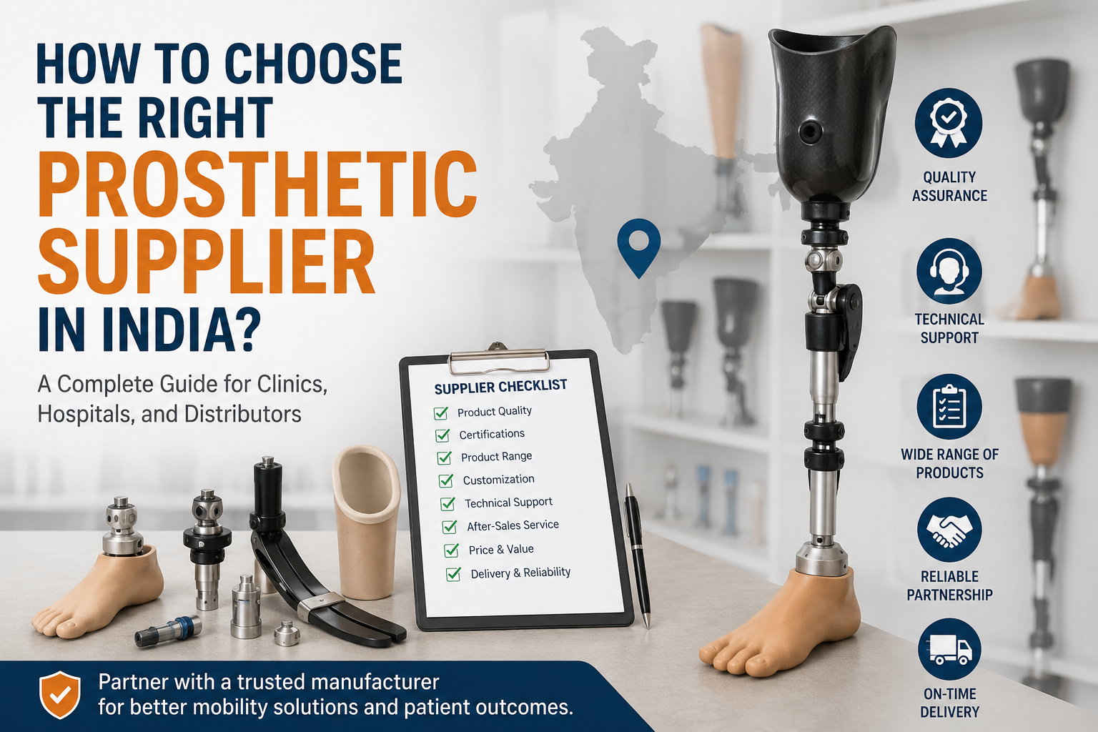How to Choose the Right Prosthetic Supplier in India?