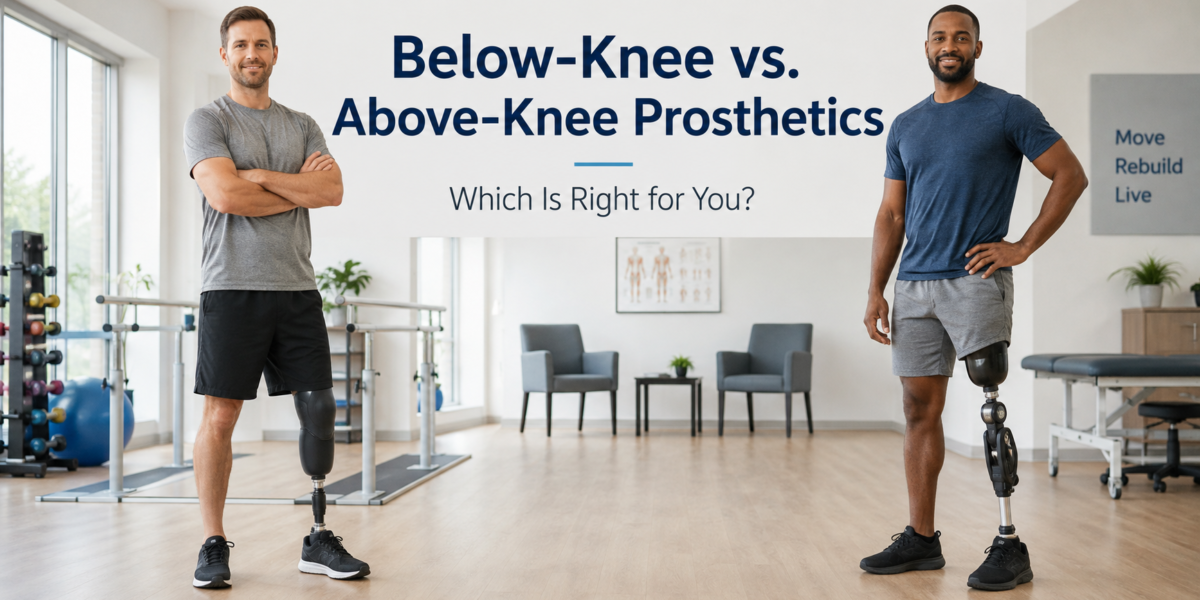 Below-Knee vs. Above-Knee Prosthetics