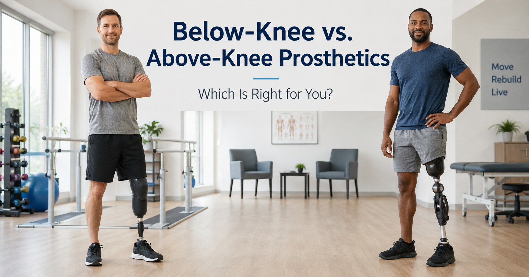 Below-Knee vs. Above-Knee Prosthetics: Which Is Right for You?