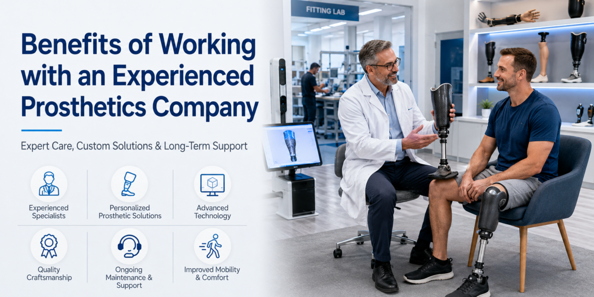 Benefits of Working with an Experienced Prosthetics Company