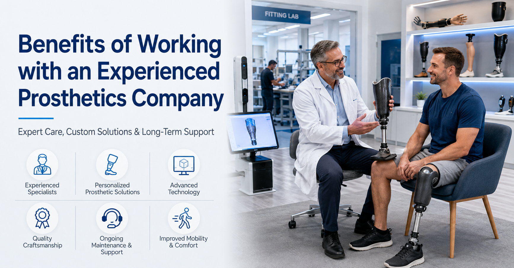 Benefits of Working with an Experienced Prosthetics Company