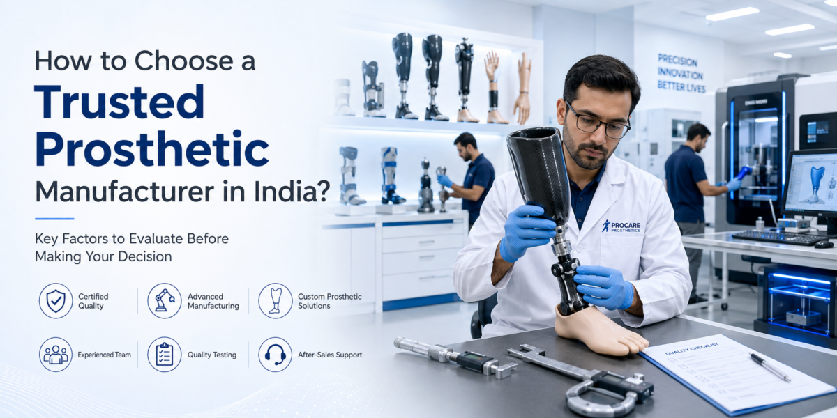 How to Choose a Trusted Prosthetic Manufacturer in India
