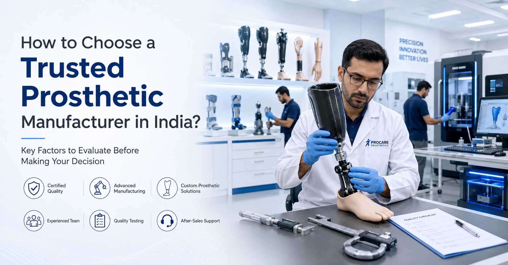 How to Choose a Trusted Prosthetic Manufacturer in India?