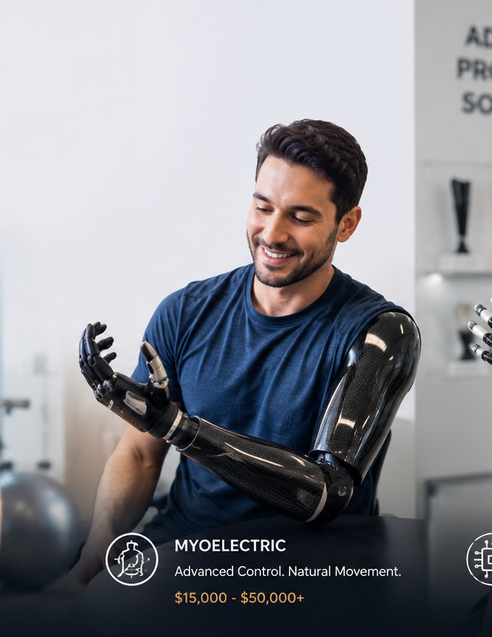 Prosthetic Arms Types, Costs, and Capabilities