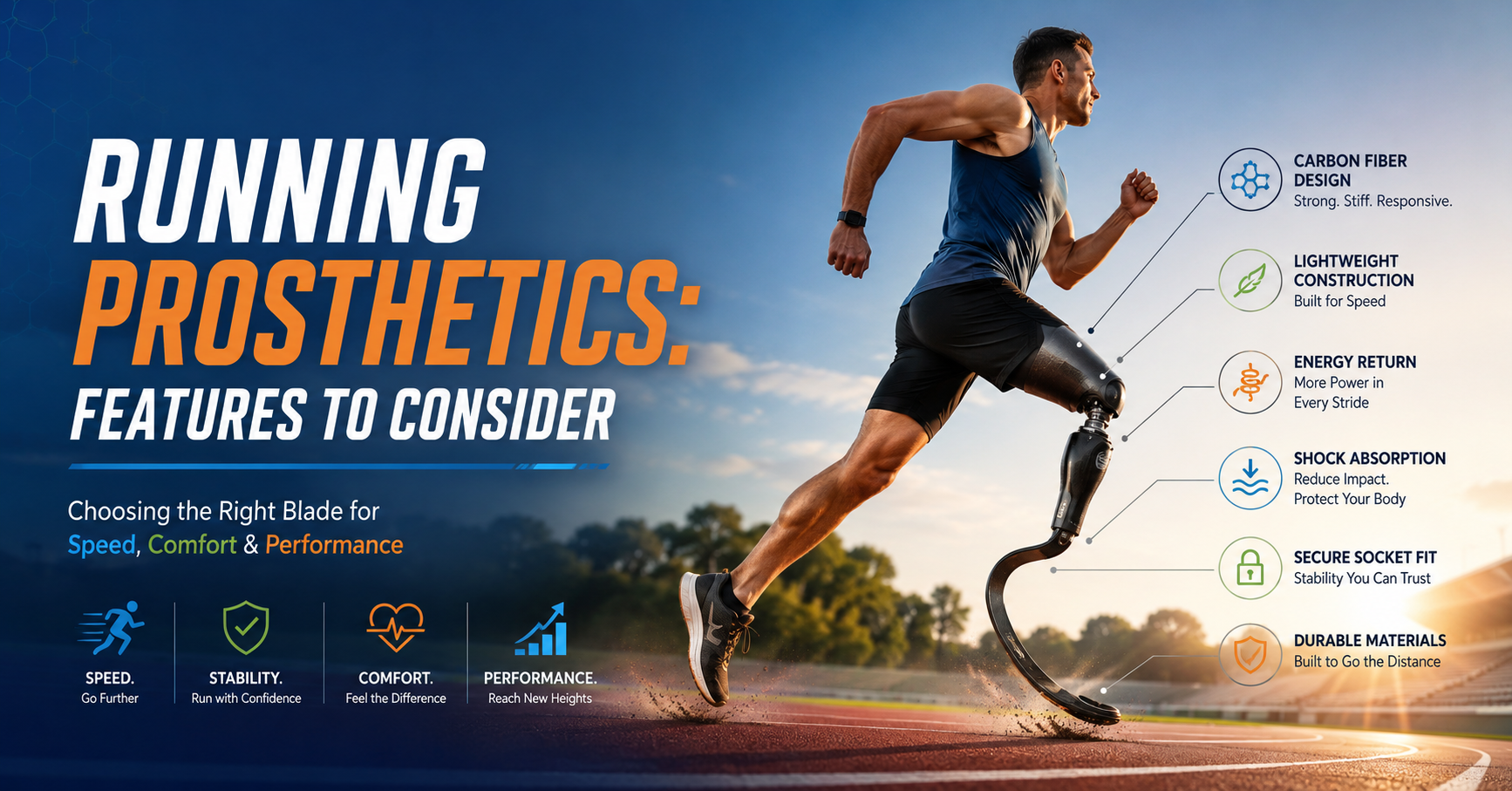 Running Prosthetics: Features to Consider