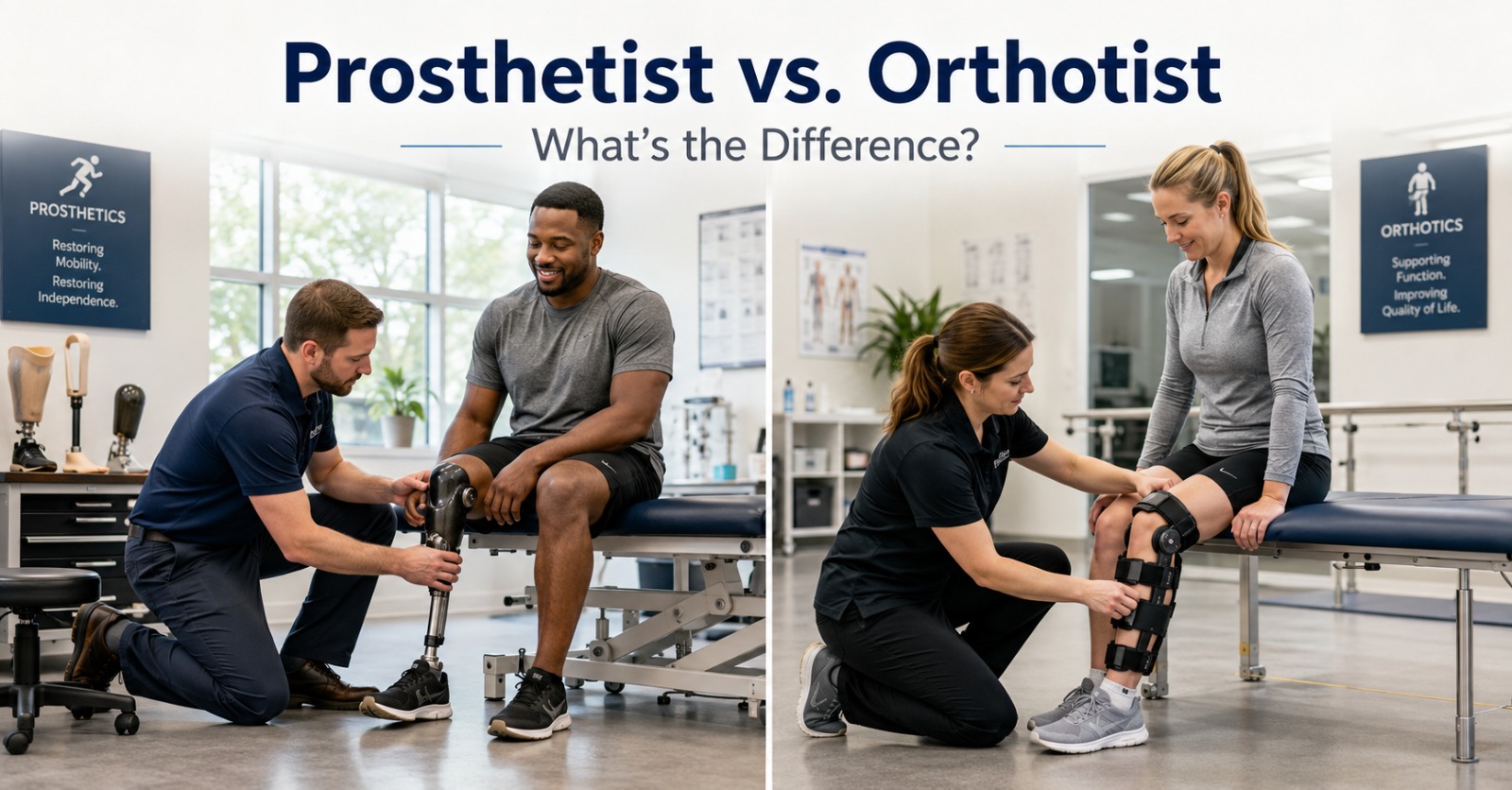 Prosthetist vs. Orthotist: What’s the Difference?