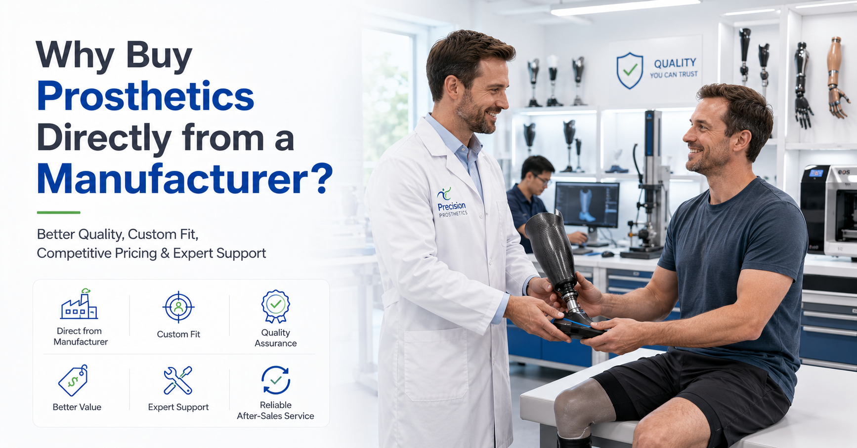Why Buy Prosthetics Directly from a Manufacturer?
