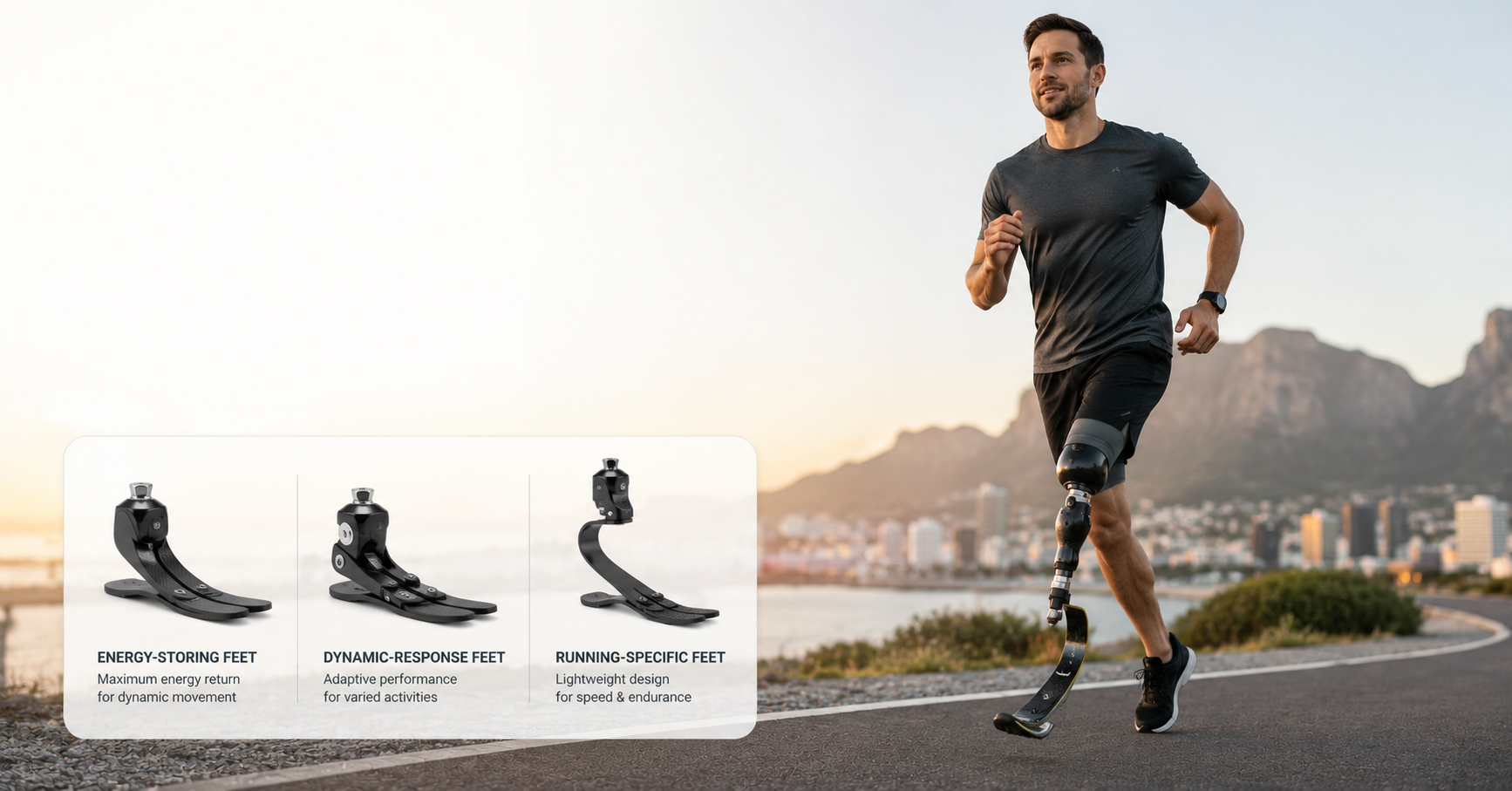 Best Prosthetic Foot Options for Active Users